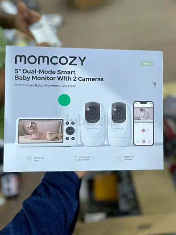 Momcozy 5 Dual-Mode Smart Baby Monitor with 2 Cameras (Like New)