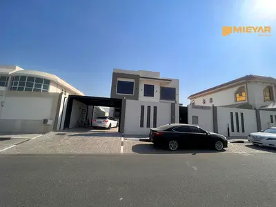 فيلا مودرن فاخرة للإيجار | جديدة كلياً | 5 غرف ماستر | طرفا – الشارقة