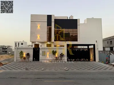 A villa with a price including AC installation fees on the main street, ready to move in, in the most prestigious areas of Ajman, freehold ownership f