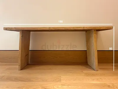 Boho Rustic Wooden Console