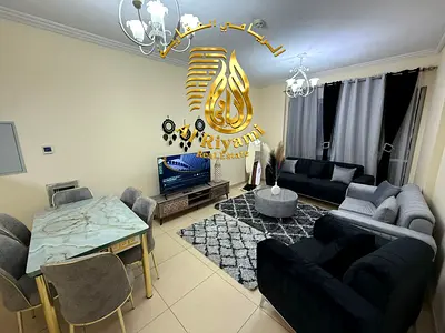 Furnished apartment for rent in Al Yasmin Towers, first occupancy, all bills included.