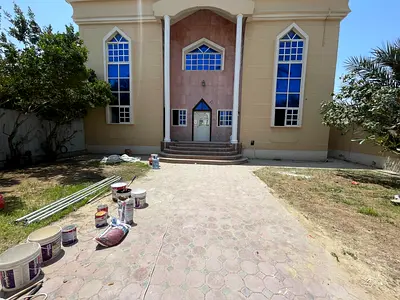 Commercial Villa | Ground Floor | Private Entrance | 5 Rooms | 4 Bathrooms | Majlis | Hall | External Annex | Large Yard | Al Rawda | Commercial Use |