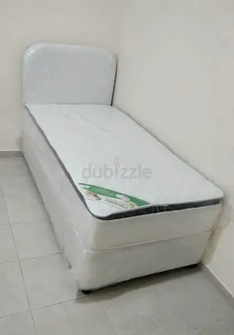 Single Bed with Mattress and Headboard - Good Condition