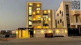 Luxury villa for sale in Al-Haliyo 2 | 3014 sq ft | Two floors + roof | 6 master bedrooms | Majlis +