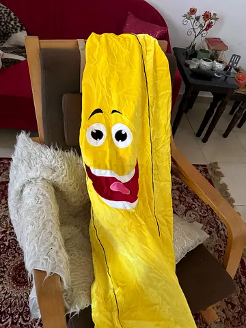 Large Plush Banana Toy / Giant Soft Stuffed Fruit (Approx. 1.2m)