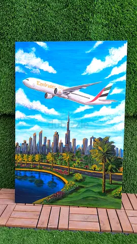 Emirates Painting / Canvas Frame / Wall Decor