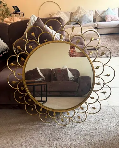 Gold Decorative Wall Mirror