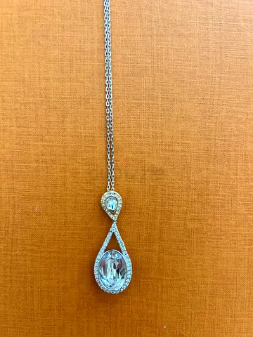 Swarovski Necklace (silver color