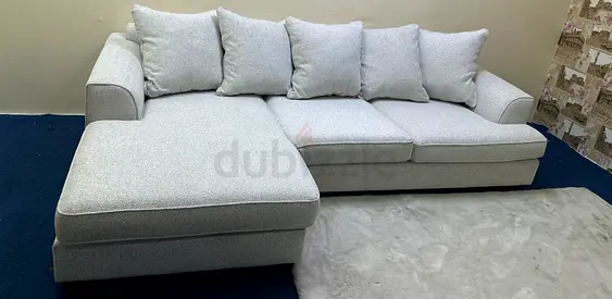 As perfect condition the one brand Kingston lshape sofa
