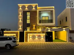 Modern villa in Al Bahia with an elegant design and comfortable spaces