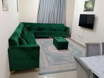 Two rooms, two halls, and a maid's room / sea view / Al Taawun