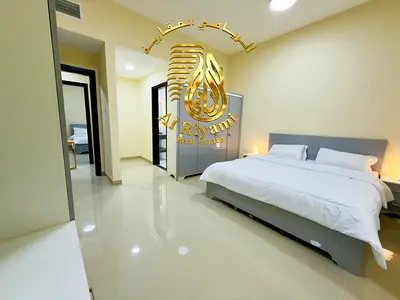 Furnished two-bedroom apartment for rent in Al Nuaimiya 1, first occupancy, prime location, all bills included