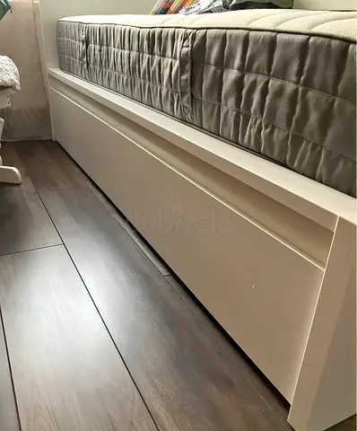 IKEA Malm Queen size bed frame with mattress - good condition