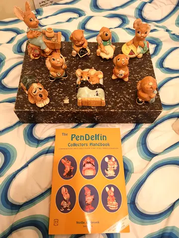 Vintage | The Pendelfins | Handcrafted Handpainted Stone Statues
