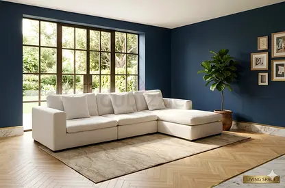 Marina home white color lshape sofa for sale