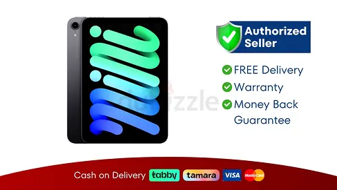 Apple iPad mini 6, 64GB - 8.3 Screen  Wi-Fi, Space Grey - 95315 Used  | 1 Month Warranty | FREE