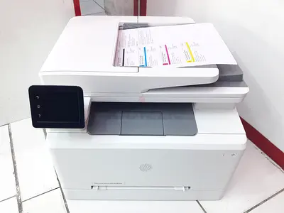 Hp laser jet pro mfp m283fdw colour printer