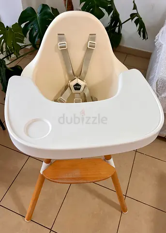 Childhome Evolu High Chair with Removable Tray and Safety Harness