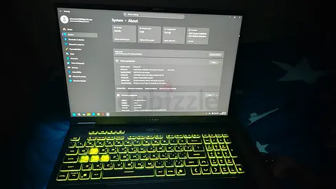 Gaming Laptop with RGB Keyboard — Good Condition