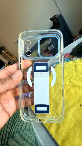 iphone 17 pro max -Blupabble -Clear protective phone case with built-in grip
