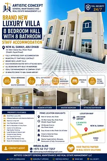 Brand New Luxury 8 Master Bedroom Villa for Staff Accommodation Fully Municipality Approved | Tawthe