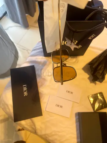 Dior square-frame sunglasses – brand new, never used with box and pouch
