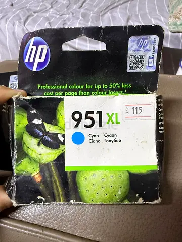 HP 951XL Cyan Ink Cartridge (Used Packaging) - Compatible for OfficeJet