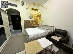 Furnished studio apartment with separate kitchen, monthly rent in Al Bustan, near the promenade.