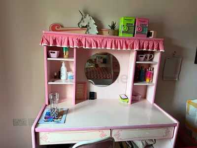 Pink dresser
