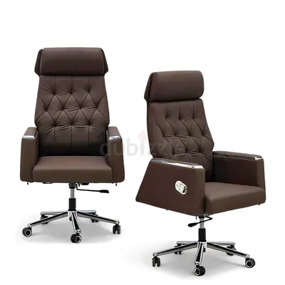 Luxury High-Back Diamond Tufted Executive Office Chair