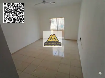 بلكونة باطلالة مفتوحة |  تكييف مركزي | تسهيل في الدفعات حتي 6 دفعات | موقع مميز بالقرب من جميع الخدمات | سهل المخرج للشارقة ودبي