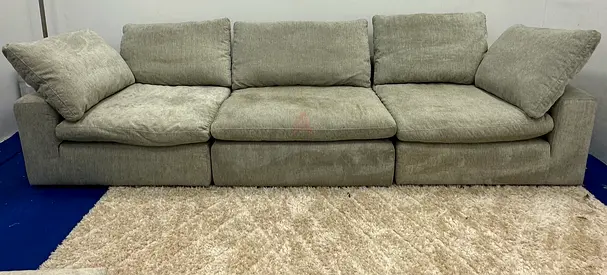 As perfect condition pan emirates modular sofa
