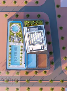 Furnished Studio in JVC | Pool &amp; Downtown View | Auresta Tower