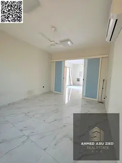 Spacious luxury 2 master bedroom apartment with hall, majlis, 3 baths and huge roof, full maintenanc