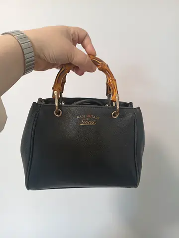 Gucci bamboo handbag vintage