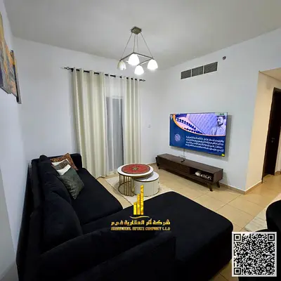 شقه فاخره غرفه وصاله مع بلكونه وجيم ومسبح .عجمان النعيميه 2. مفروش بالكامل للإيجار الشهري✨الإيجار يشمل الفواتير والإنترنت وموقف