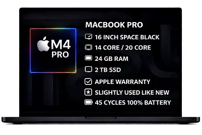 MacBook Pro M4 Pro 16” - 24GB RAM / 2TB SSD - TDRA