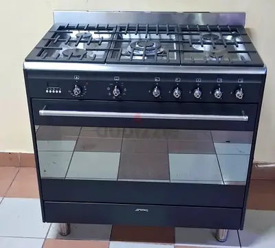 SMEG Cooker Top Gas Oven Electric 5 burner 90 cm