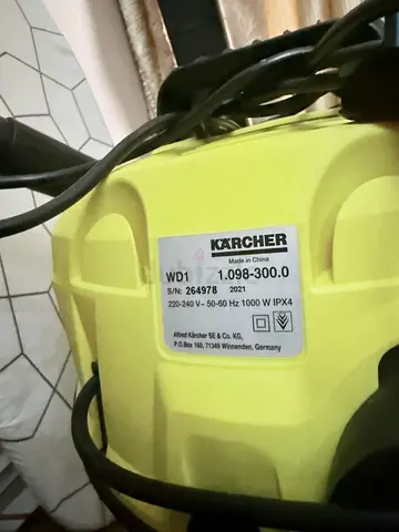 Kärcher WD1 wet  dry vacuum cleaner - used, working