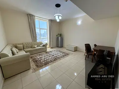 Fully furnished 1BR in Liwara – Orient Towers. Master bedroom, 2 bathrooms, spacious hall, kitchen, balcony, full sea view, excellent finishing. Rent
