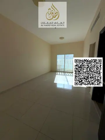 Two bedrooms and a living room in Al Jurf 3, behind the Chinese market. Both bedrooms are master suites with three bathrooms and a balcony. Close to M