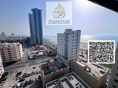 غرفة وصالة أول ساكن بالكورنيش الرميلة، مطبخ أمريكي و2 حمام وإطلالة بحر مع باركن خاص الإيجار 45 ألف على 4 دفعات والتأمين كاش تشطيبات سوبر ديلوكس وراقيه