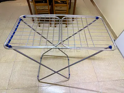 Foldable Indoor Clothes Drying Rack - Lightweight Metal