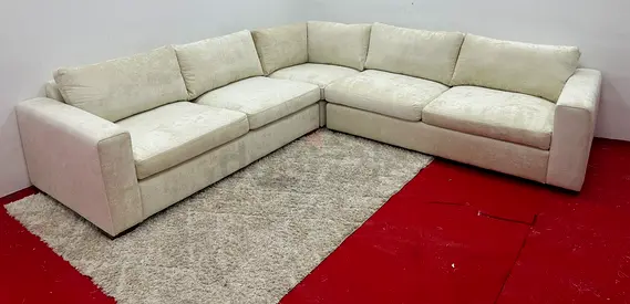 Selling pottery barn corner sofa