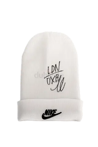 Central Cee Autographed White Nike Beanie — Brand New