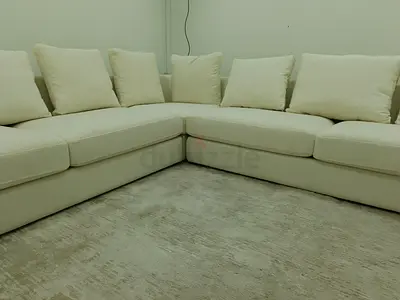 The One Brand high quality Ushape sofa for sale cream off white color