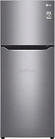 LG Top Freezer Refrigerator - 2-Door, Silver, Good Condition