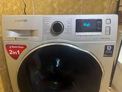 Samsung 2-in-1 Washer Dryer 8kg Wash / 6kg Dry - Silver