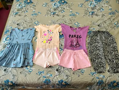 All for 30 AED only Kids summer clothes ifor 4-5 years old perfect condition and good brands
