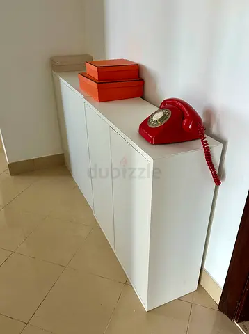 IKEA White Storage Cabinet / Minimal Design